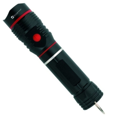 Logo trade promotional giveaways image of: Flashlight BIWA Schwarzwolf
