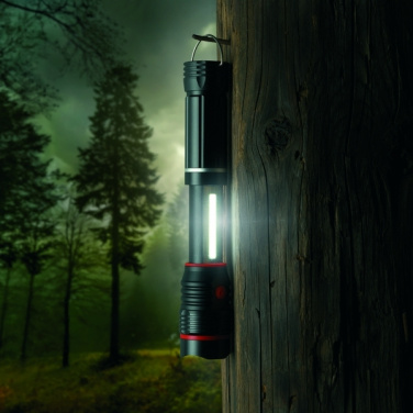 Logo trade promotional products image of: Flashlight BIWA Schwarzwolf