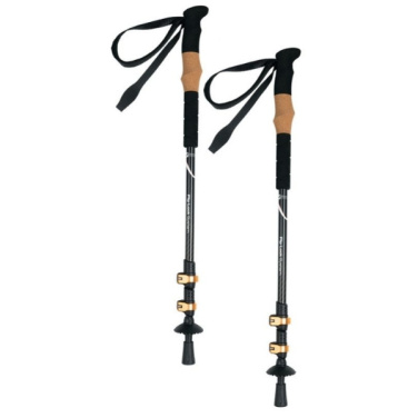 Logotrade promotional items photo of: Trekking poles DENALI Schwarzwolf