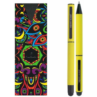 Logotrade advertising product image of: Writing set touch pen, soft touch CELEBRATION Pierre Cardin