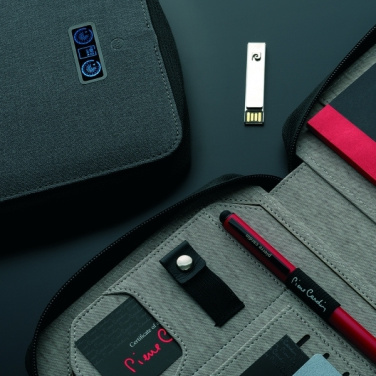 Logo trade promotional product photo of: Folder A5 & power bank 4000 mAh SORBONNE Pierre Cardin