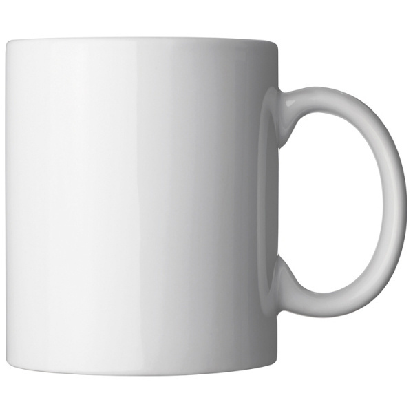 Logo trade promotional items image of: Classic coffee mug for allover print VIESTE 300 ml