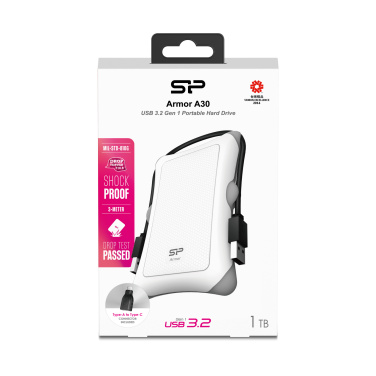 Logo trade corporate gift photo of: Hard Disc Silicon Power Armor A30 1TB