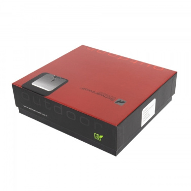 Logotrade promotional merchandise photo of: Hip flask MADONIE Schwarzwolf