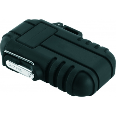 Logo trade promotional giveaways picture of: Ecological lighter SANFORD Schwarzwolf