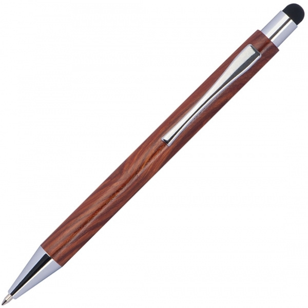 Logotrade promotional merchandise picture of: Wooden ballpen BILZEN