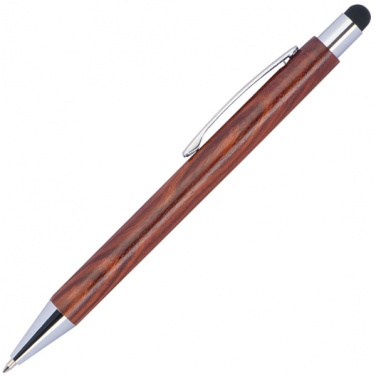 Logo trade promotional products image of: Wooden ballpen BILZEN