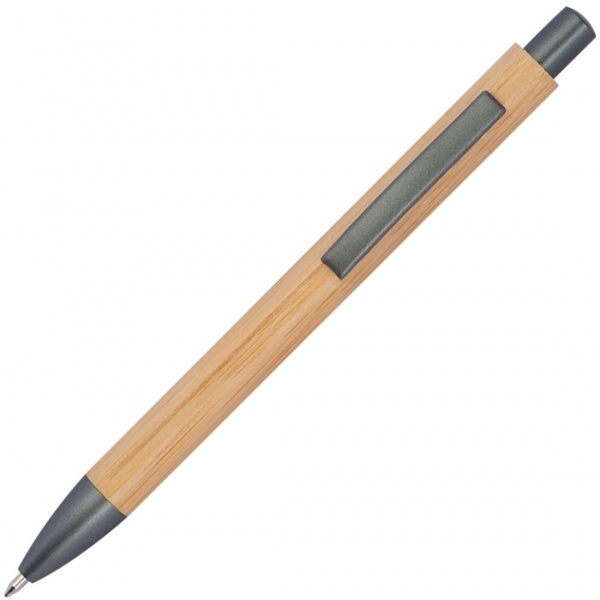 Logo trade business gifts image of: Bamboo ballpen BERINGEN