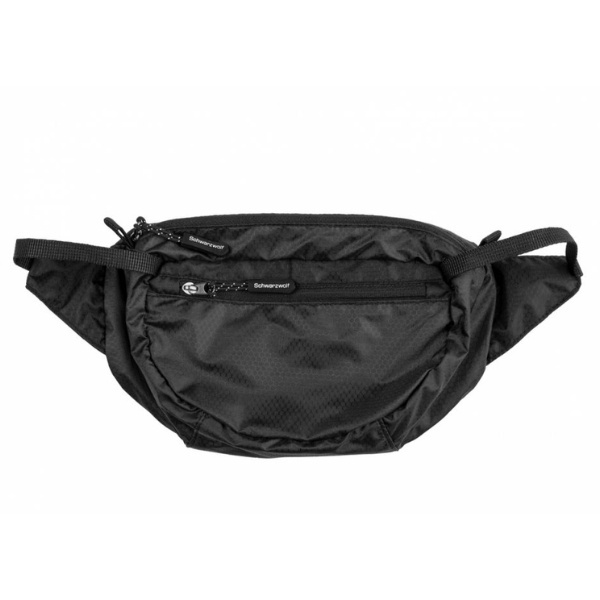Logo trade promotional giveaway photo of: Waist bag MOBILA Schwarzwolf