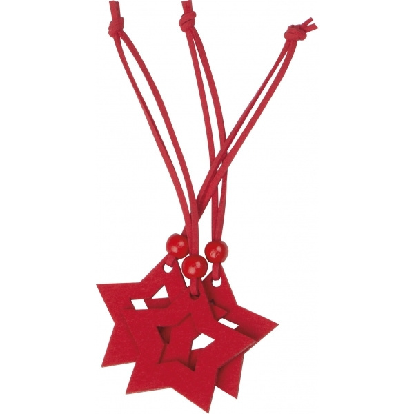 Logotrade promotional gift picture of: Star pendant set ESSEN