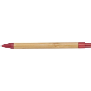 Logo trade promotional items image of: Wheatstraw and bamboo ballpen HALLE