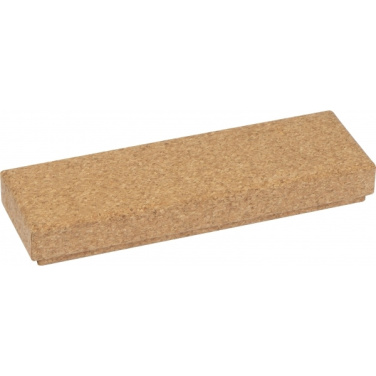 Logo trade promotional product photo of: Twist-ballpen metal and cork LILLEHAMMER