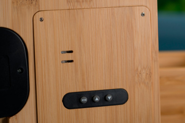 Logotrade corporate gift picture of: Bamboo weather station GRANADA