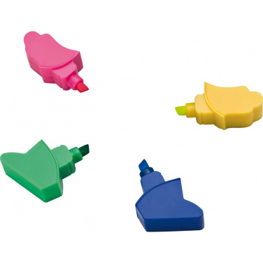 Logo trade promotional merchandise photo of: Highlighters - Santa Claus