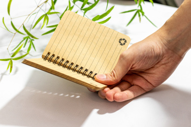 Logo trade promotional giveaways image of: A6 notebook PHOENIX