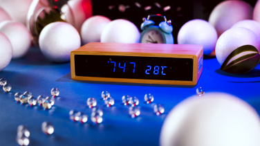 Logotrade promotional item picture of: Desk clock TRONDHEIM