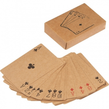 Logo trade promotional merchandise image of: Playing cards NEW CASTLE