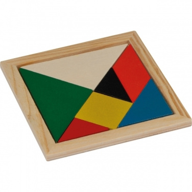 Logo trade promotional merchandise image of: Wooden puzzle PORTO