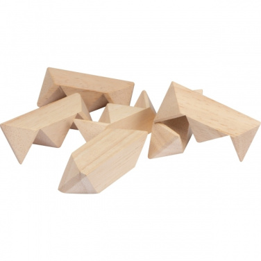 Logo trade promotional giveaways picture of: Wooden puzzle TOULOUSE