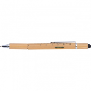 Logo trade promotional item photo of: 6in1 multifunctional pen COIMBRA