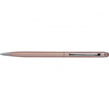 Logo trade promotional items picture of: Ball pen with touch function CATANIA