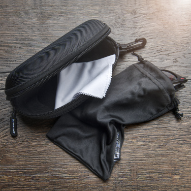 Logo trade promotional giveaway photo of: Case for sunglasses ARKANSAS Schwarzwolf