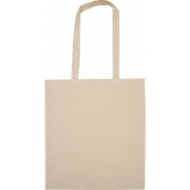Logotrade advertising products photo of: Organic cotton bag with bottom fold INNSBRUCK