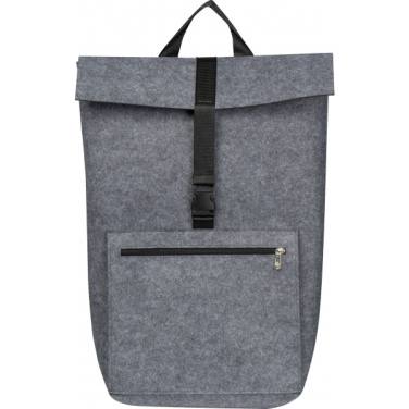 Logo trade corporate gifts picture of: RPET Felt Backpack BIRMINGHAM