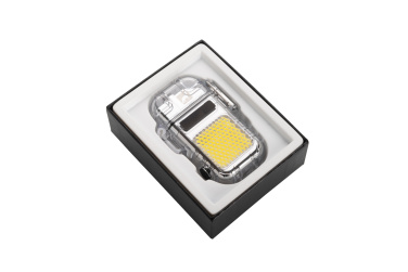 Logo trade promotional giveaways picture of: Electrical lighter CALBUCO Schwarzwolf