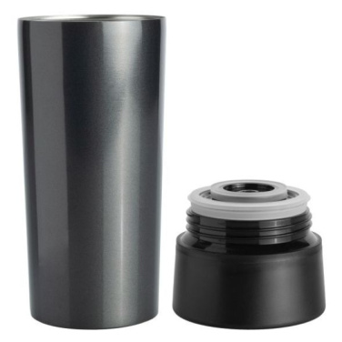 Logo trade business gift photo of: Thermo mug ARANSOL 300 ml Schwarzwolf