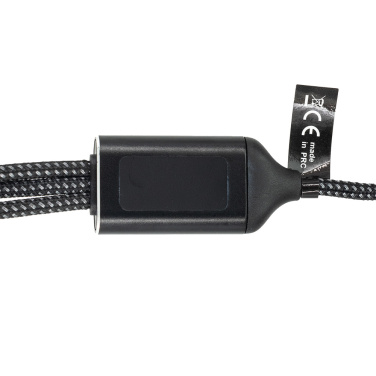 Logotrade promotional merchandise photo of: 3 in 1 cable with elighted logo Pierre Cardin