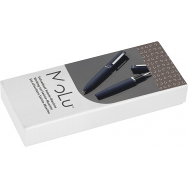 Logo trade promotional gifts picture of: Writing set soft touch SAINTE MAXIME MoLu