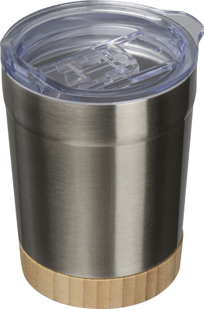 Logo trade corporate gifts picture of: Recycled steel cup Turin