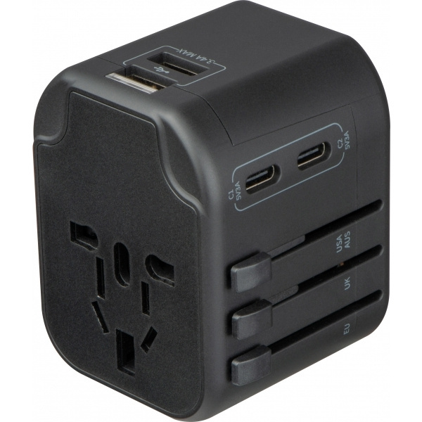 Logotrade promotional gift image of: Travel Adapter Maracena