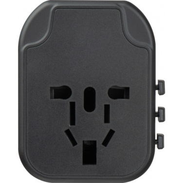 Logo trade promotional merchandise photo of: Travel Adapter Maracena