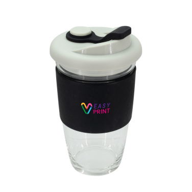 Logo trade promotional items picture of: Glass coffee cup 424 ml