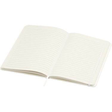 Logotrade promotional merchandise image of: Bass A5 recycled hard cover notebook with lined pages