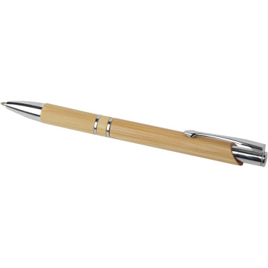 Logotrade promotional item picture of: Wicker bamboo ballpoint pen