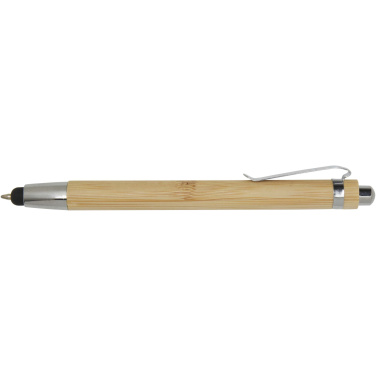 Logo trade promotional giveaways image of: Elm bamboo ballpoint pen