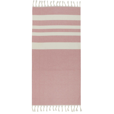 Logo trade promotional gifts image of: Anders hammam towel 147 x 75.5 cm