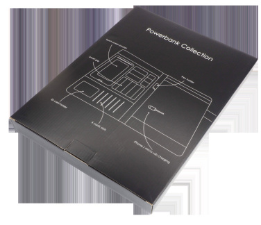 Logo trade business gifts image of: Power Bank Folder 89309100
