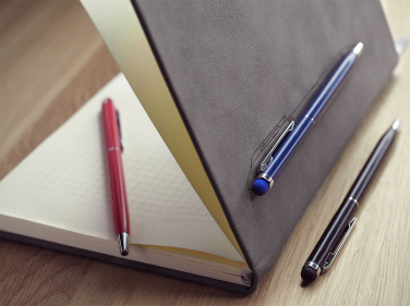 Logo trade promotional merchandise photo of: Magnetic notebook with a pen 124715100