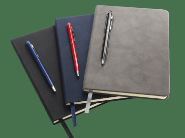 Logo trade corporate gifts picture of: Magnetic notebook with a pen 124715100