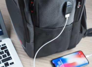 Logo trade promotional giveaways picture of: Laptop backpack 123815000