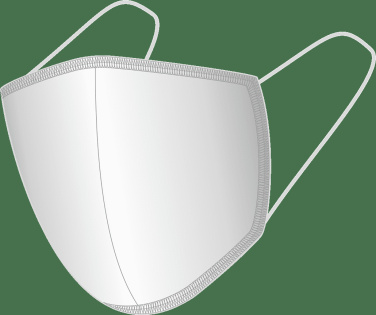 Logotrade promotional merchandise photo of: BLACK-BLACK cotton face mask 140116500