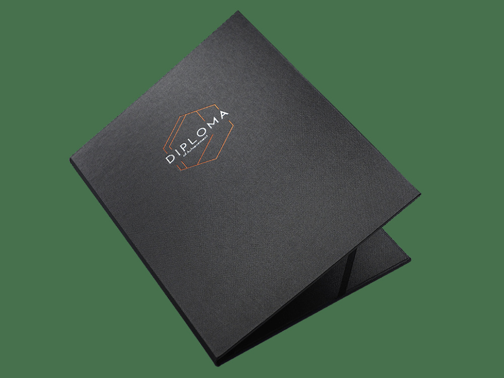 Logo trade promotional giveaways image of: Certificate cover 1700280