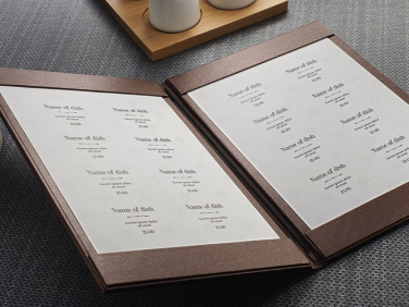 Logotrade promotional merchandise image of: Menu cover 1719280