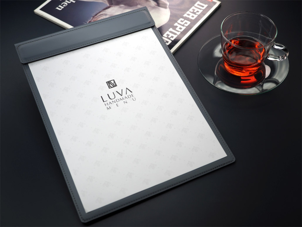 Logo trade promotional products image of: Menu cover 1241094