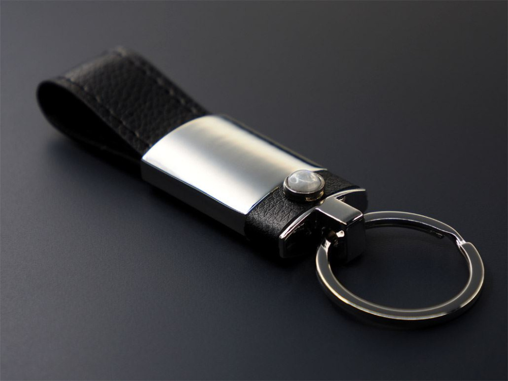 Logo trade advertising product photo of: Moonstone Keyring 1295095