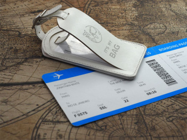 Logo trade advertising products picture of: Luggage tag 1155119
